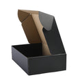 Black Offset Printing Corrugated Paper Hot Sale Pile up Boxes for Catering Custom logo Food Packaging Display Boxes