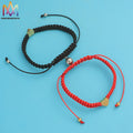Magnetic Pendant Black and Red Braided Rope Bracelet Adjustable Bracelet for Couples Lovers Valentine'S Day
