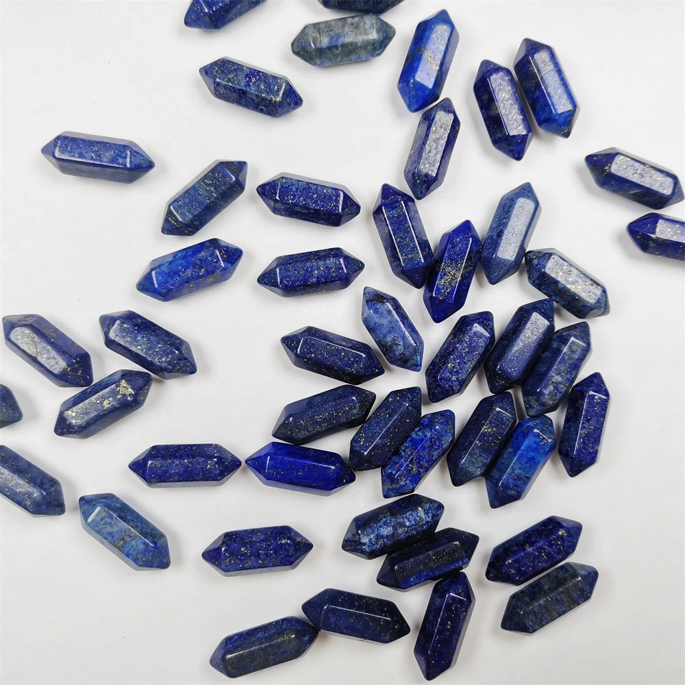 Wholesale Natural Quartz 2cm Mini Crystal Healing Double Terminated Lapis Lazuli Point
