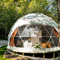 Camping Outdoor Prefabricated Geodesic Dome  Glamping Tent