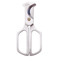 JIFENG Factory J56 Travel Stainless Steel Medium Size Custom Leather Pack Silver Durable Sharp Blade Cigar Scissors for Indoor