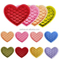 New Product Pet Slow Feeder Heart Shape Pet Enrichment Bowl Dish Food Grade Silicone Slow Feeder Bowl for Dogs