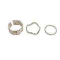 925 Sterling Silver Ins Style Design Hollow Braid Opening Ring Women Fashion Personality Index Finger Rings