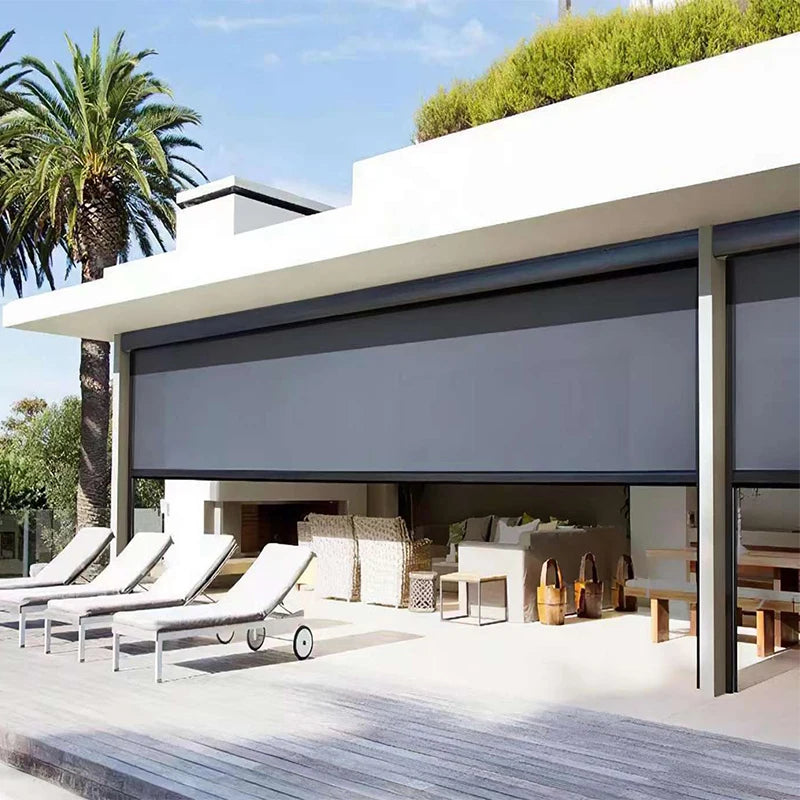 Hot Selling Windproof Outdoor Smart Zip Screen Outdoor Patio Shade