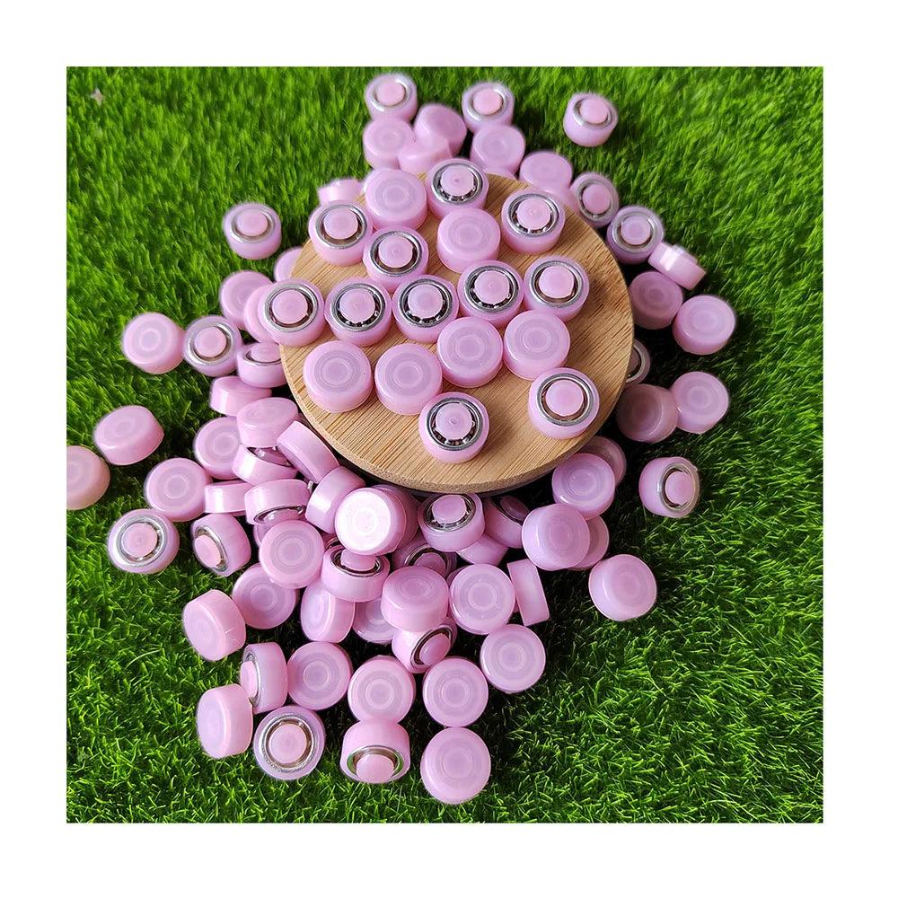 Bulk 100Pcs/Lot Hot Popular Pink Color Bearing Accessories 12MM Mini Rotating Crafts for Nail Art Hair Clips Jewelry Making DIY