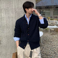 Winter Men's  Warm High Neck Half High Neck Pullover Knitted Sweater for Men