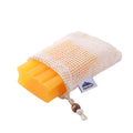 Eco-Friendly 100% Cotton Soap Mesh Bag with Drawstring Handle Reusable Soap Saver Pouch for Shower Packaging