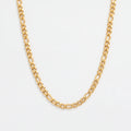 Fenny Wholesale PVD Plated Waterproof Classic Versatile Basic Fiargo Choke Chain Stainless Steel Necklace for Women