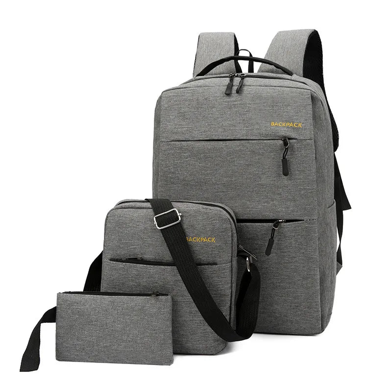 Custom LOGO Business Travel Waterproof Oxford School Bag Student Laptop Backpack