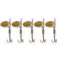 Hengjia 5.7CM 3.2G Metal Spinner Bait Fishing Lures Hard Trout Spoon Lure