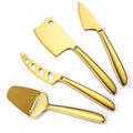 New Design Kitchen Tools Stainless Steel Cheese Knife 4 Pcs Set Multi-Function Cheese Knife Cake Spatula Butter Knife