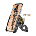 ODIER Bike Handlebar Mount Smartphone Holder Motorbike Bike Phone Bracket Mobile Holder Motorcycle Bicycle Accessories