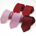 Rose Pink Red Coral Paisley Mens Silk Wedding Tie Fashion Design Necktie for Men Quality Wedding Business Party 8cm (3.15'')