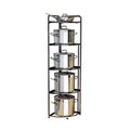 Bathroom Corner Rack Kitchen Condiments Organizer Foldable Storage Rack Organizer
