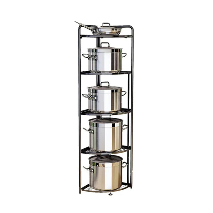 Bathroom Corner Rack Kitchen Condiments Organizer Foldable Storage Rack Organizer