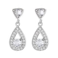 2023 Fashion Jewelry Water Drop 925 Silver Stud Earrings for Women Simple Trendy Earrings