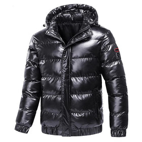 Winter Men's Jackets Fashion Men Cotton Warm Parkas Down Hoodies Coats Casual Outerwear Thermal Jackets Mens Clothing