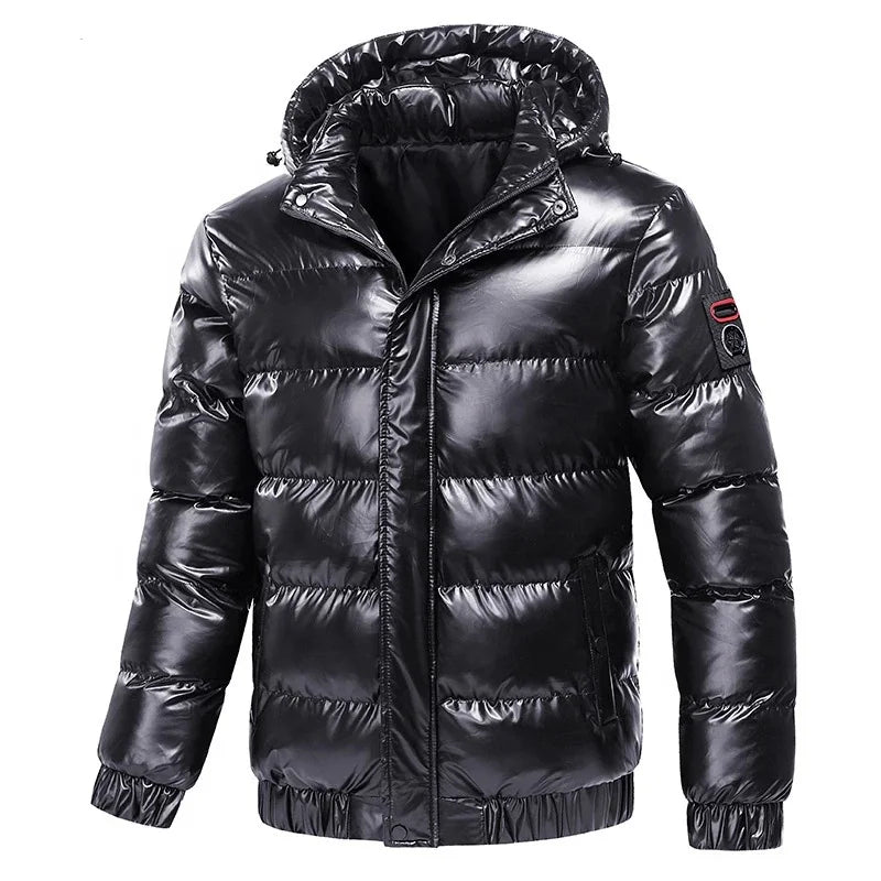 Winter Men's Jackets Fashion Men Cotton Warm Parkas Down Hoodies Coats Casual Outerwear Thermal Jackets Mens Clothing