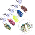 16g Wholesale Metal Spoon Spinner Bait with Jig Head Fishing Lures Buzzbait Jig Lure