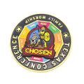 Custom Chosen Commemorative Soft Enamel Pin Badge Rotatable Design with Martial Arts & Animal Elements for US. Conference Events