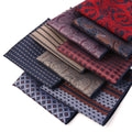 Polyester Paisley Pink Flower Design Handkerchief Mens Pocket Squares Bulk for Party Wedding