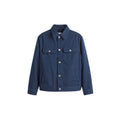 Casual Cold-Proof Motorcycle Jacket with Zipper Closure Motocross Denim Jacket for Warmth
