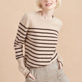 Custom Women's Winter Casual Thick Chunky Knit Wool/Cashmere Pullover Sweater