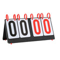MUDA Factory Wholesale Digital Table Tennis 4-Digit Iron+PVC Flipcard Portable Sports Scoreboard 1 Year Lifespan Model 23-09 for