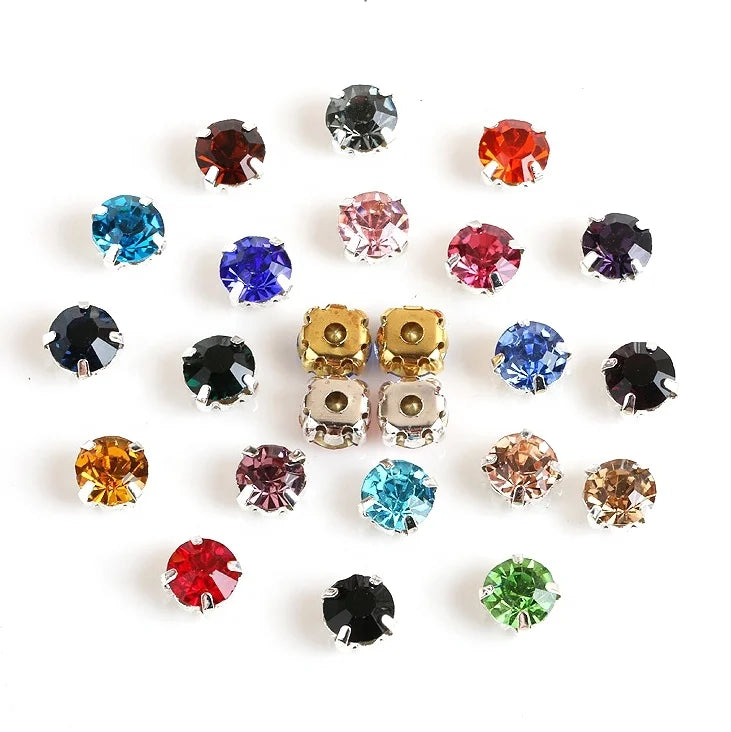 Factory Price 1440pcs/bag Loose Diamond Glass Material Good Quality Stone for Ring Making Factory Crushed Multicolor Diamond