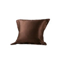 Luxury 100% Silk Cushion Cover 3CM Edge Envelope Style Double Face Woven Technique for Home Hotel Hospital Use Plain Style