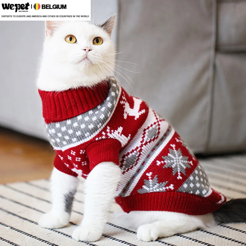 JW-PET Chinese New Year Dog & Cat Sweater Pullover Eco-Friendly Winter Clothes for Small Dogs & Cats Chihuahua Yorkies Puppy