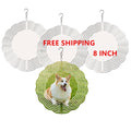 Sublimation Wind Spinner 8 Inch Blank Double Side Garden Spinners Aluminum Metal 10 Inch Sublimation Wind Spinner Blanks