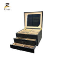 3 Layer 24 Slots Lockable  Drawer  Eyeglass Sun Glasses Storage  Box Eye Wear Accessories  Glasses Display Box