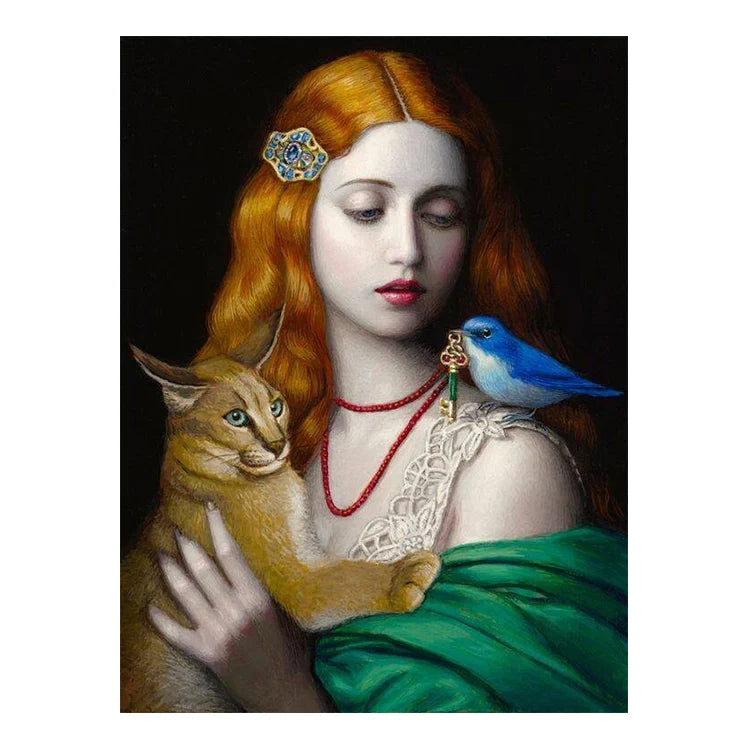 Ever Moment Diamond Art Painting Drawing Sets Aristocrat Portrait Mosaic Embroidery Decorative Paintings For The Bedroom 4Y2106