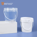 UMETASS Wholesale 1Liter PP Plastic Bucket for Ice Cream Cookies Honey Leak Proof Food Bucket Container