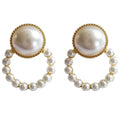 AA00344 New Alloy Needle Elegant Sweet Fashion Pearl Earrings for Women's Anniversary
