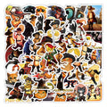 50PCS USA Animation Funny Cute Cartoon Cat Adventures Comedy Puss in Boots Sticker