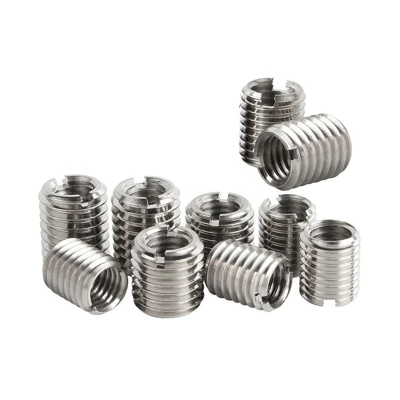 302 Self Tapping Fully Threaded Stainless Steel Inserts M2-M24 BEINANJIXIE Brand Improve Link Strength Anti Slip Slotted 1.5mm