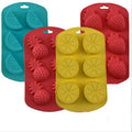 Pineapple Orange Watermelon Strawberry Summer Fruit Ice Mold for Jelly Fondant Soap Gummy Cake Cupcake Topper Decoration