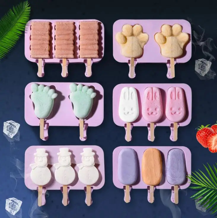 HY Homemade Ice Pop Molds for DIY Ice Popsicle