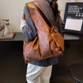 2025 New Arrival Vintage Handbags Soft PU Women's Leather Tote Bags Large Capacity Work Travel Shoulder Crossbody Bags