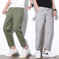 Light Weight Waterproof Unisex Casual Outdoor Wear High Waist Plus Size Cotton Jogger Chino Pants Men