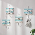 Mediterranean Hook Marine Style Household Accessories Clothes and Hat Hook Marine Creative Iron Art Hook