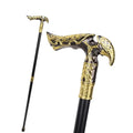 T-handle Creative Design Cool and Luxurious Metal Walking Stick Holiday Party Decoration Cosplay Props Gentleman Walking Stick