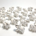 DIY Gemstone Crafts Elephant Howlite Hand Carved Crystal Elephant