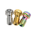 M6 M10 M12 Stainless Steel Threaded Hex Head Bolts Nuts Zinc Finish Hollow Bolt Motorcycle Wiring DIN975 Standard 12mm/20mm MegaBDM