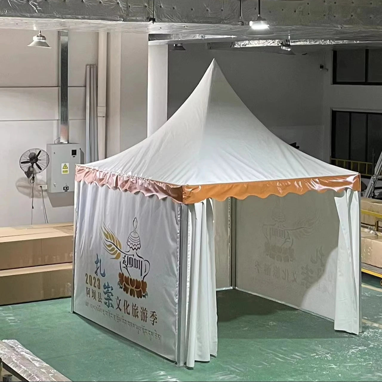 Luxury Waterproof Manual Advertising Canopy Tent Wedding Marquee for Outdoor Events Manufacturer China for Trade Shows Weddings