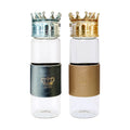 Wholesale Colorful Glass Water Bottle Frosted Drinkware Cheap Glass Camp Water Bottles