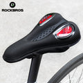 ROCKBROS Bicycle Saddle Soft Seat Cover Comfortable Silicone Gels Breathable Bike Seat Cover Cushion Padded