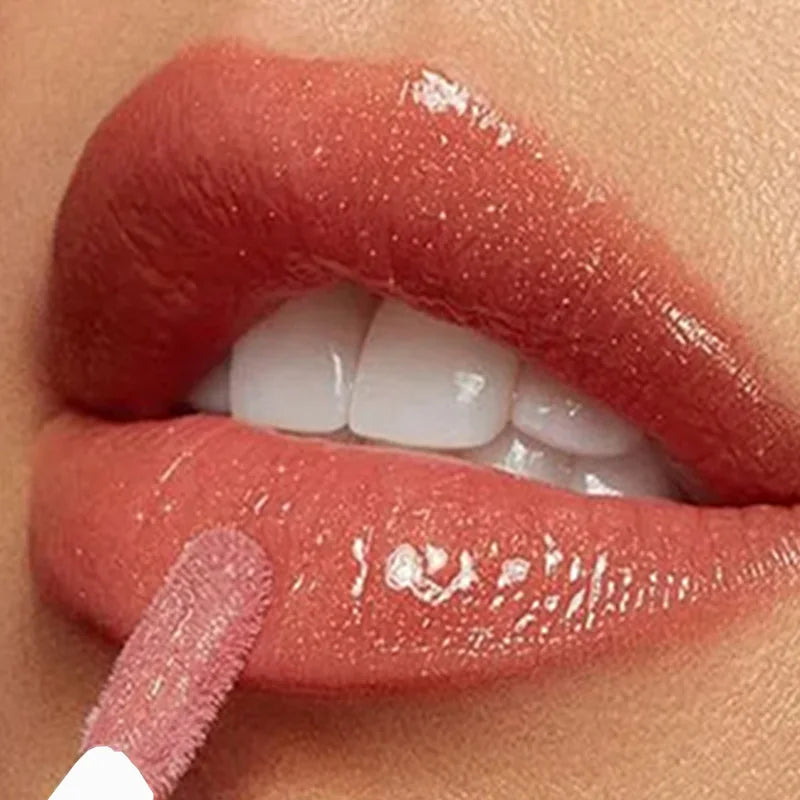 High Grade Shimmer Lip Gloss Containers Tube Printing logo Lipgloss Packaging Custom Shiny Glossy Moisture Lip Gloss Tubes